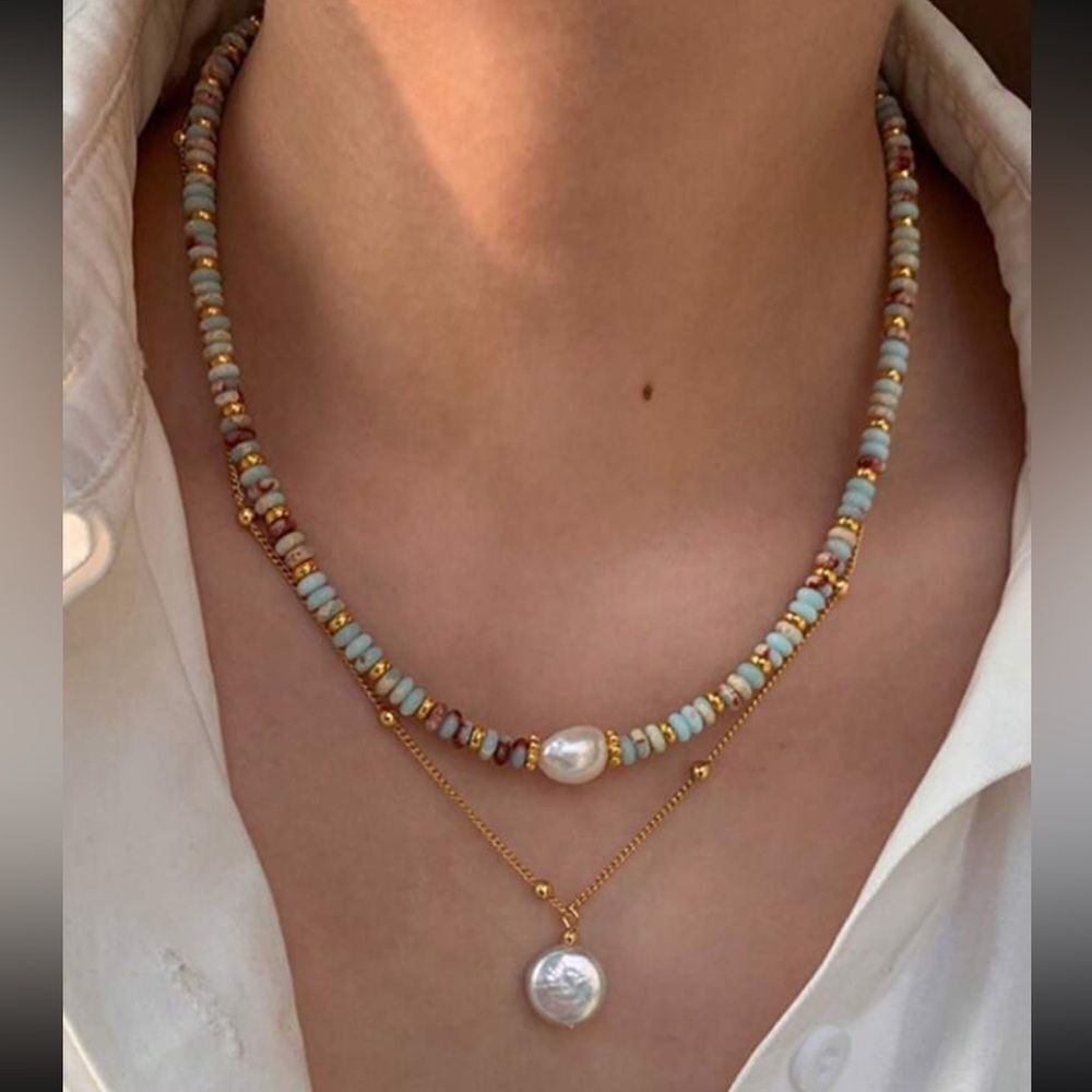 Bohemian necklace A564